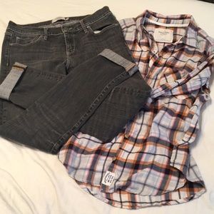 Abercrombie Jeans Sz  5/6 like new